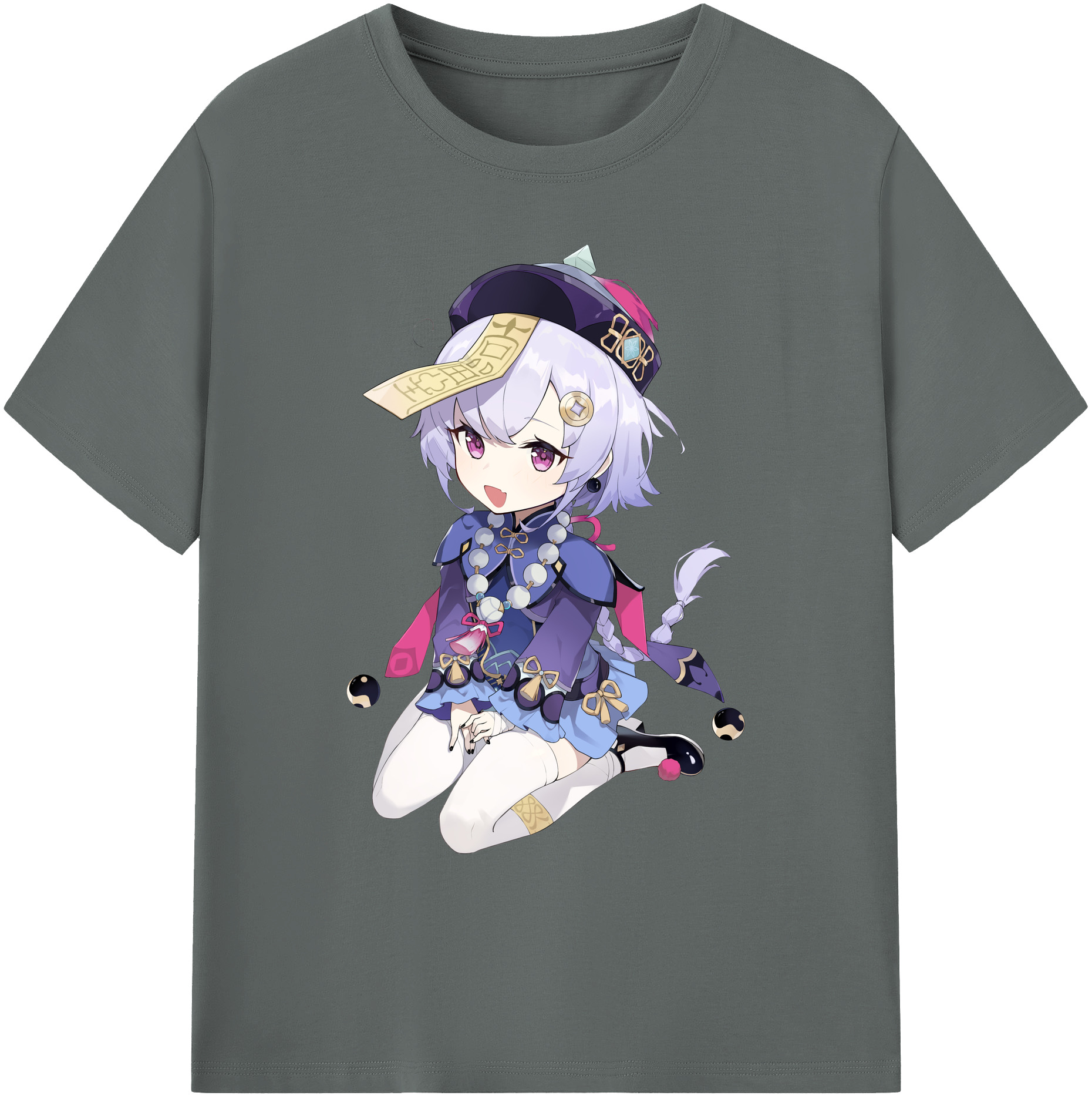げんし神 七七 なな  genshin Nana 綿100％ メンズ半袖Tシャツ｜肌触りやわらか＆通気性